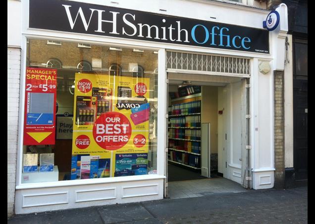 WHSmith has launched a new fascia, WHSmith Office